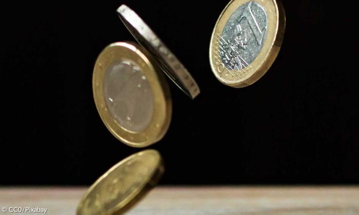 Geld Geldstück Euro Steuer
