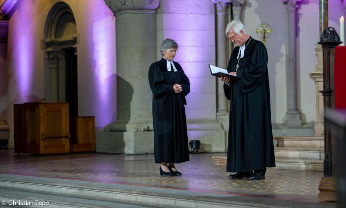 Breit-Keßler Bedford-Strohm Abschiedsgottesdienst Lukaskirche November 2019 mit Altarraum