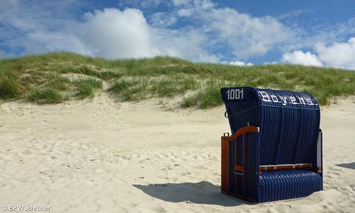 Strand Strandkorb Nordsee Ostsee Meer Urlaub Erholung