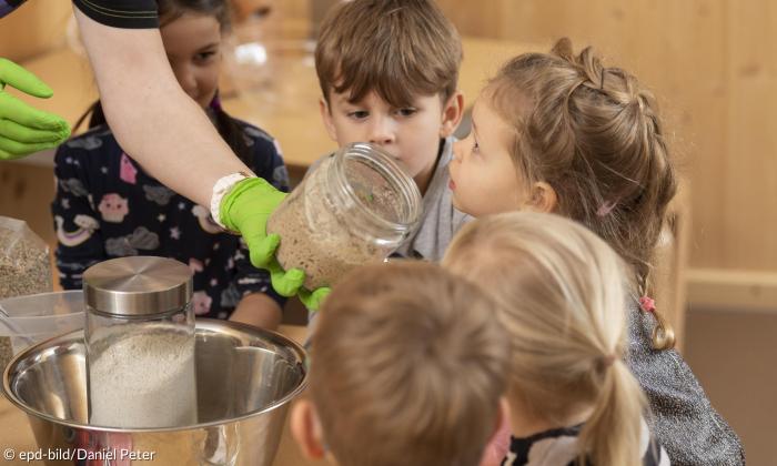 Kita Kinder Waldbrunn Ernährung Kochen Backen Essen