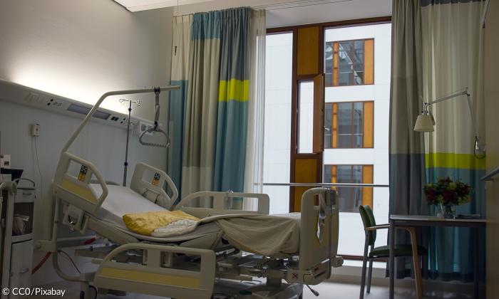 Krankenbett Krankenhaus Symbol