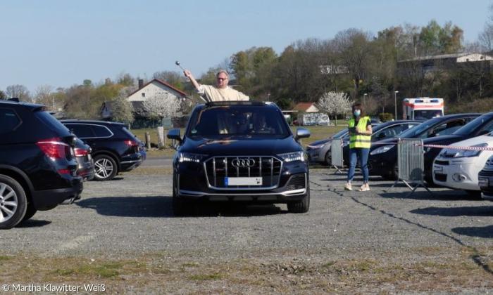 "Drive-In-Gottesdienst" Hildesheim