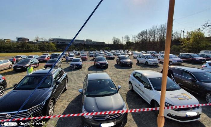 "Drive-In-Gottesdienst" Hildesheim Schützenplatz