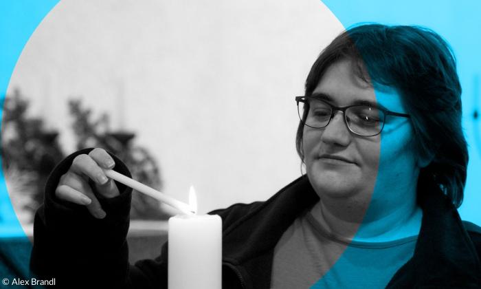 Communität Christusbruderschaft Selbitz Martina Kerze Kloster Nonne Ordensschwester