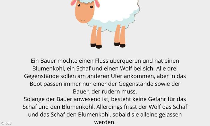Rätsel Nummer 10 - Schaf
