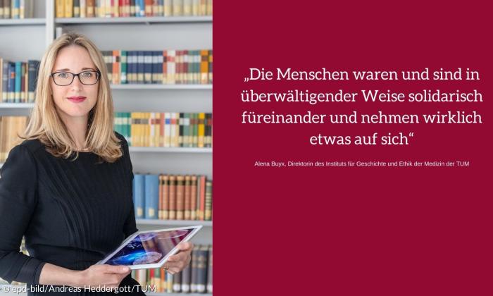Alena Buyx, Direktorin des Instituts für Geschichte und Ethik der Medizin der TUM