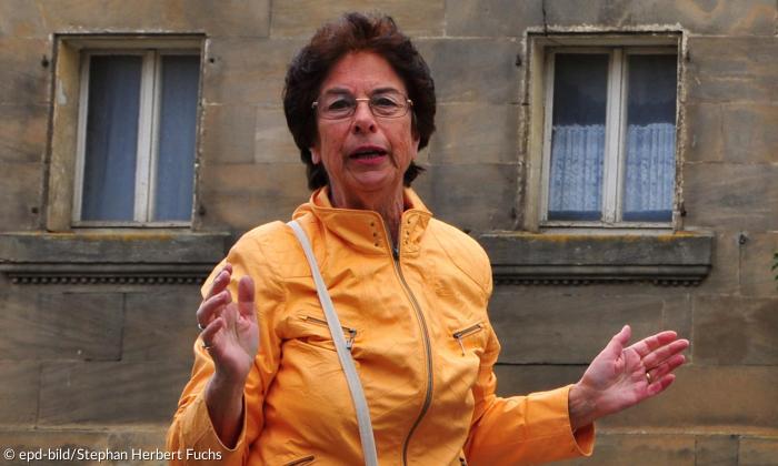 Brigitte Trausch, Gründerin des Vereins "Rettet die Fachwerk- und Sandsteinhäuser".
