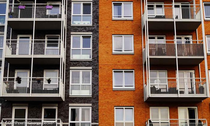 Wohnung Hochhaus Balkon