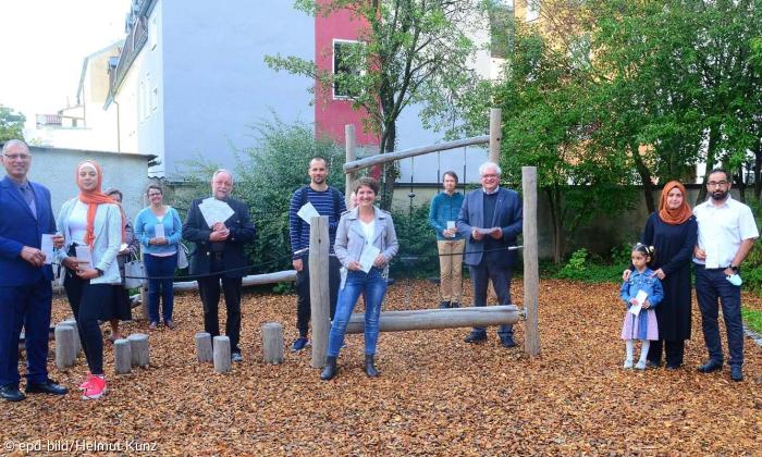 Mitglieder des interreligiösen Gesprächskreises Weiden