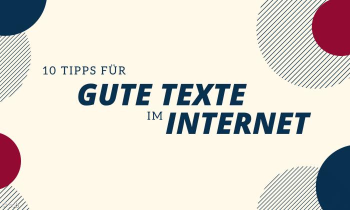 Texten im Web