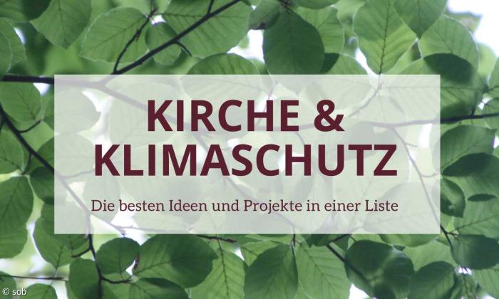 Kirche und Klimaschutz