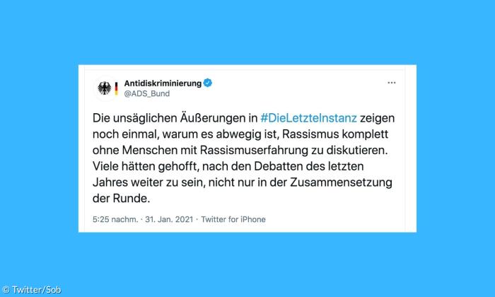 Die Antidiskriminierungsstelle bezog Stellung
