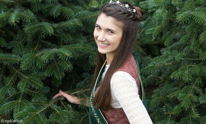 Christbaumkönigin Andrea Meier