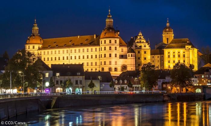 Das Schloss Neuburg an der Donau