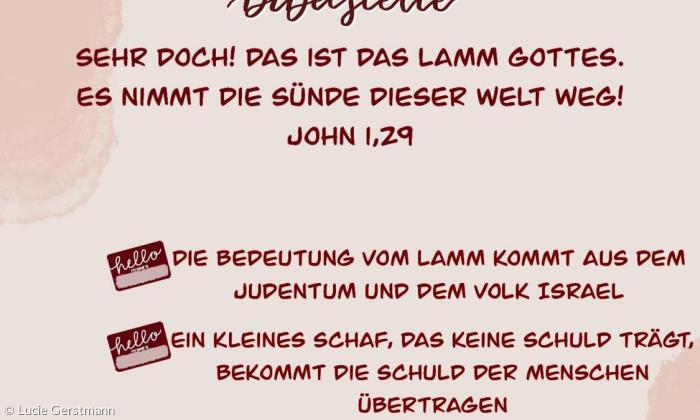 Vorstellungsgespräch mit Gott: Das Lamm