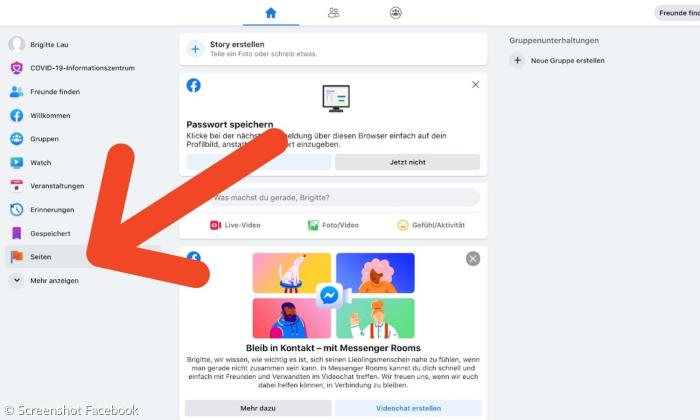 Facebook-Seite erstellen