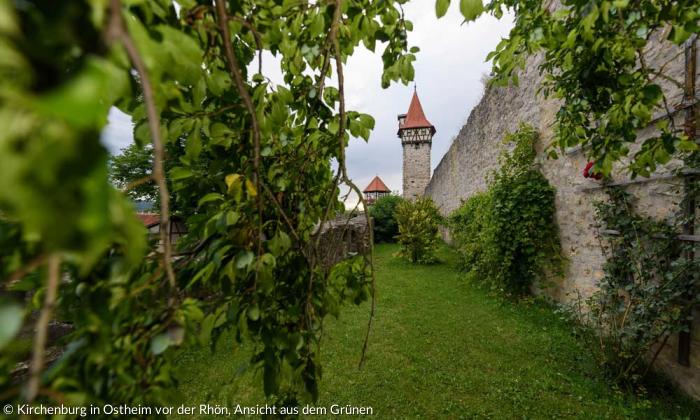 Kirchenburg in Ostheim vor der Rhön eine weitere Ansicht