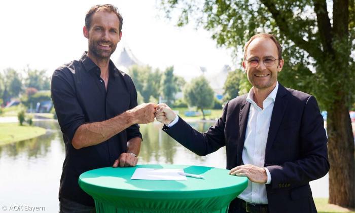 Sven Hannawald und Stephan Abele