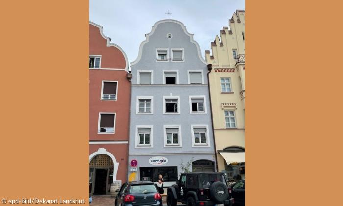 Die Pop-Up-Kirche in Landshut