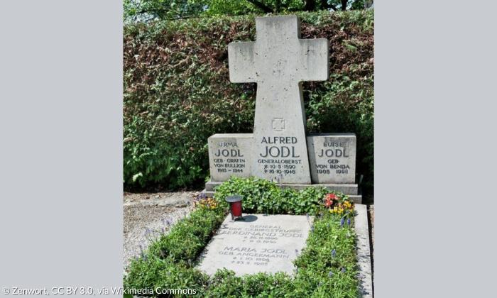 Das Grab von Alfred Jodl