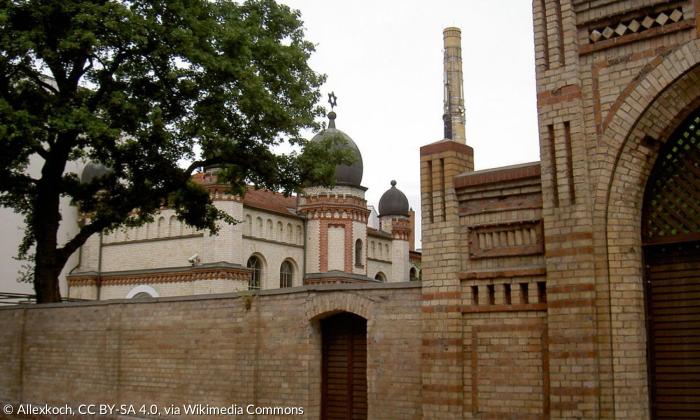 Die Synagoge in Halle