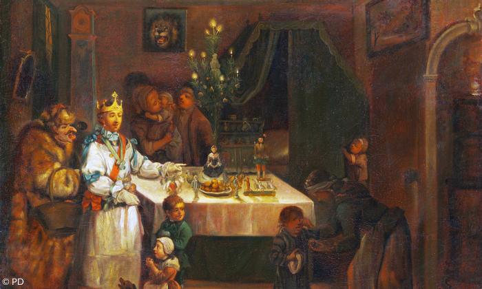 Weihnachtsbescherung von Nikolaus Hoffmann (um 1765) 
