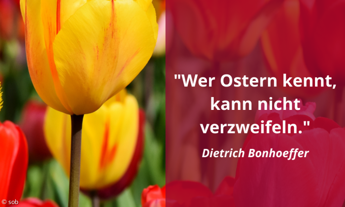 "Wer Ostern kennt, kann nicht verzweifeln."