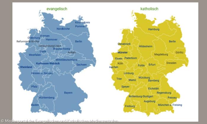 Medienzentralen der Evangelischen und Katholischen Kirche