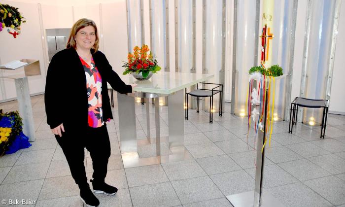 Christine Stöhr ist Flughafenseelsorgerin in München