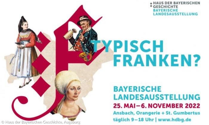 Ausstellungsplakat "Typisch Franken?"