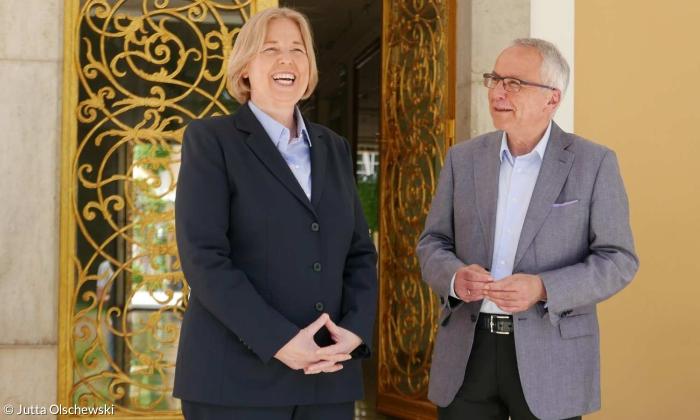 Evangelische Akademie Tutzing Bärbel Bas und Udo Hahn