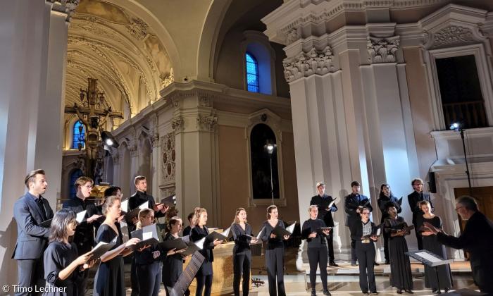 Studierende der Alten Musik und Chorleitung der Hochschule für Musik in Nürnberg