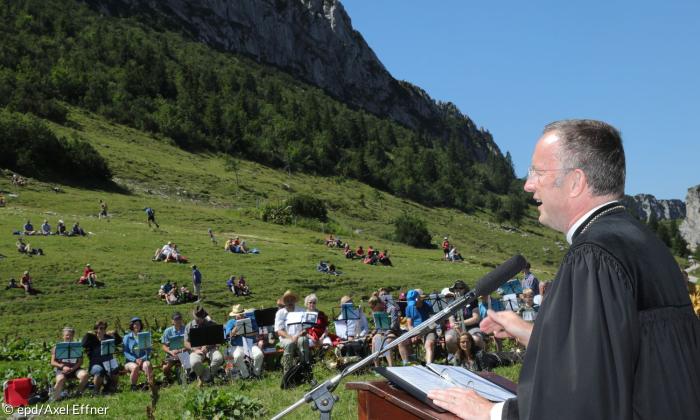Evangelischer Berggottesdienst an der Kampenwand