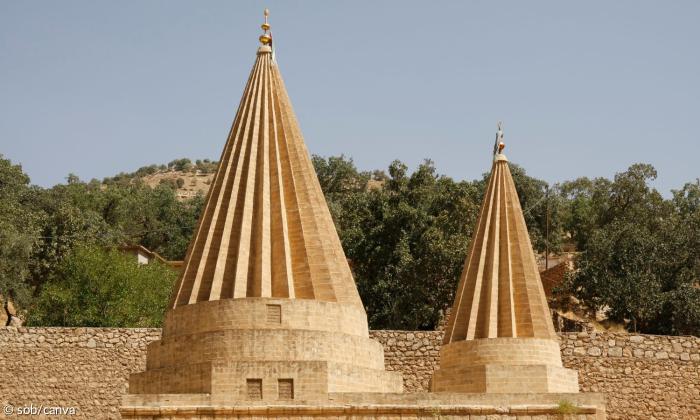  Lalish Tempel im Nordirak