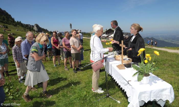 Evangelischer Berggottesdienst an der Kampenwand