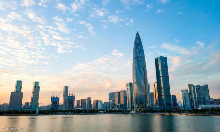 Die chinesische Stadt Shenzen