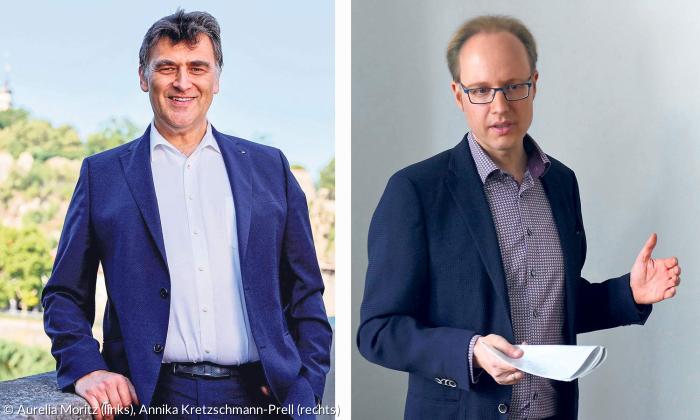 Der Komponist Kilian Moritz (links) und der Texter Jakob Johannes Koch