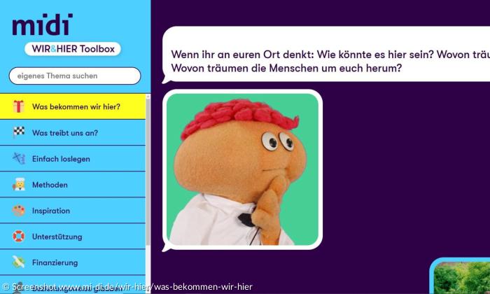 "Wir & Hier Toolbox"