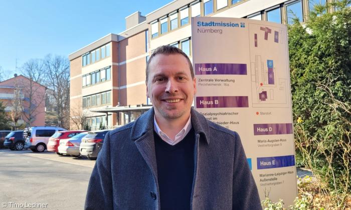 Kai Stähler ist neuer Vorstandsvorsitzender der Stadtmission Nürnberg.