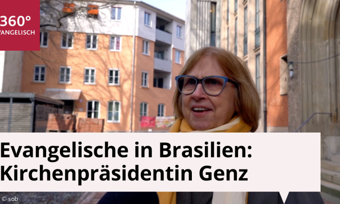Kirchentagspräsidentin Beatrice Genz aus Brasilien