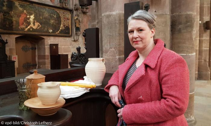 Kirchenführerin Claudia Zimmermann