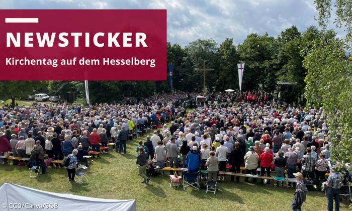 Freiluftgottesdienst auf dem Hesselberg