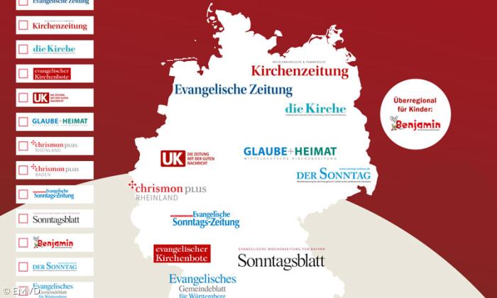 Kirchenzeitungen in Deutschland probelesen