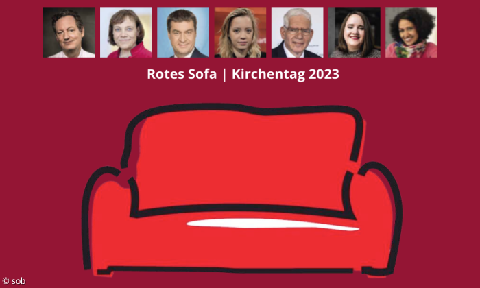 Rotes Sofa Kirchentag 2023