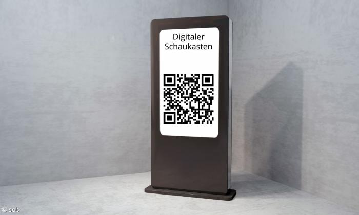 Digitaler Schaukasten