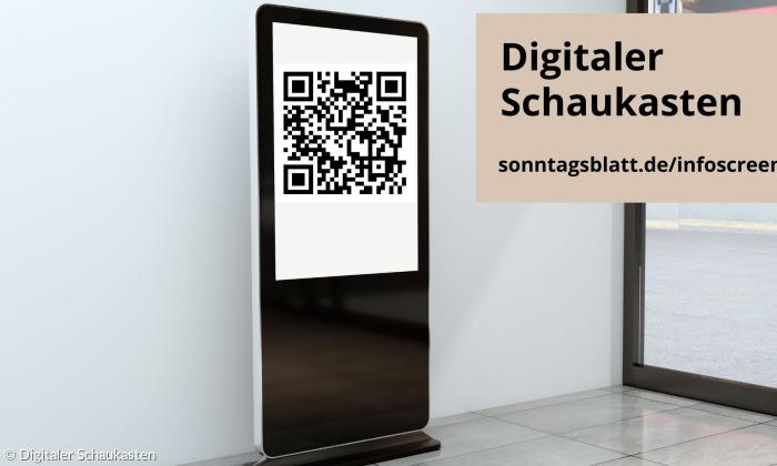 Digitaler Schaukasten