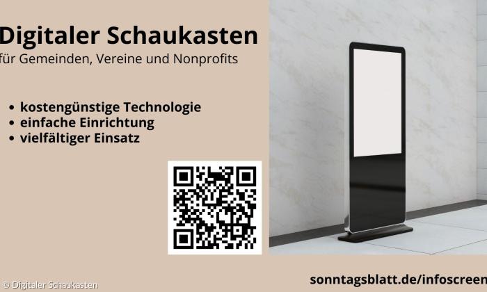 Digitaler Schaukasten