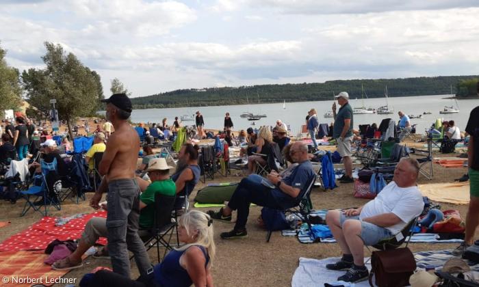 Entspannte Atmosphäre am Brombachsee