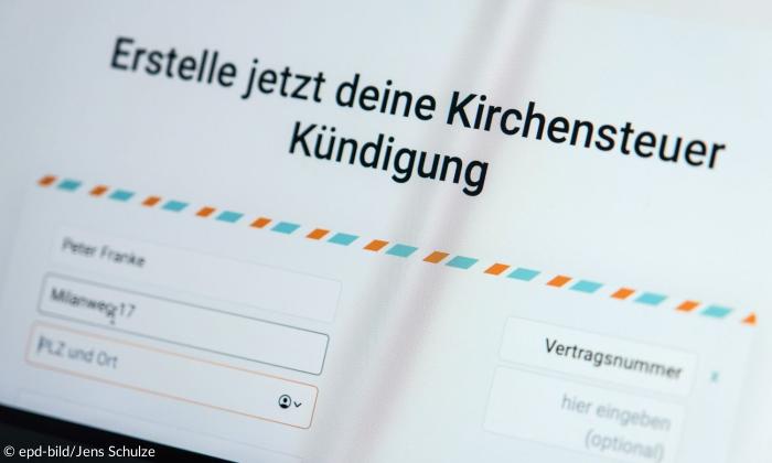 "Erstelle jetzt deine Kirchensteuer Kündigung"