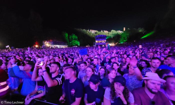 Rund 15.000 Fans kamen auf die Eiswiese in Rothenburg ob der Tauber